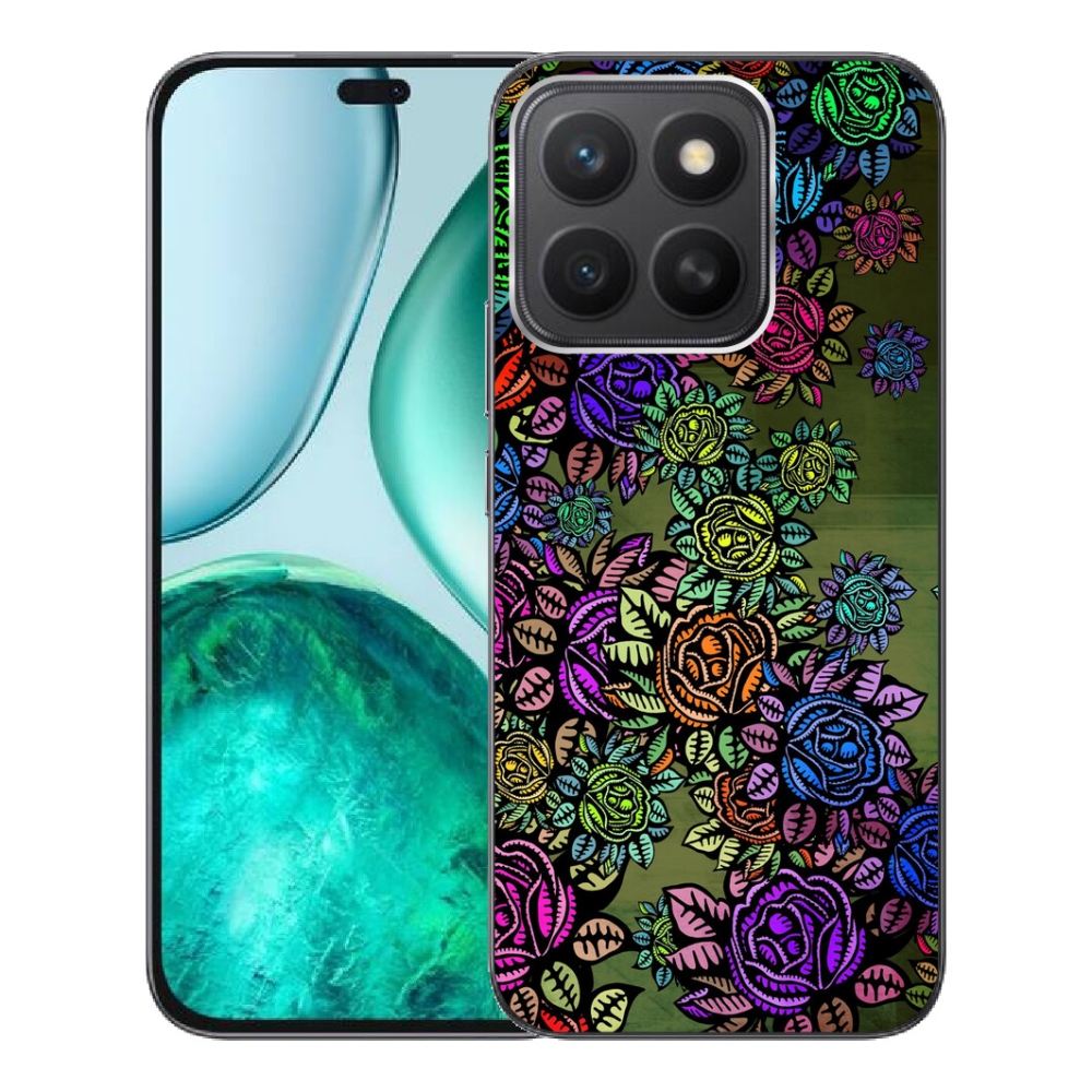 mmCase géltok az Honor X8c-hez – virágok 6