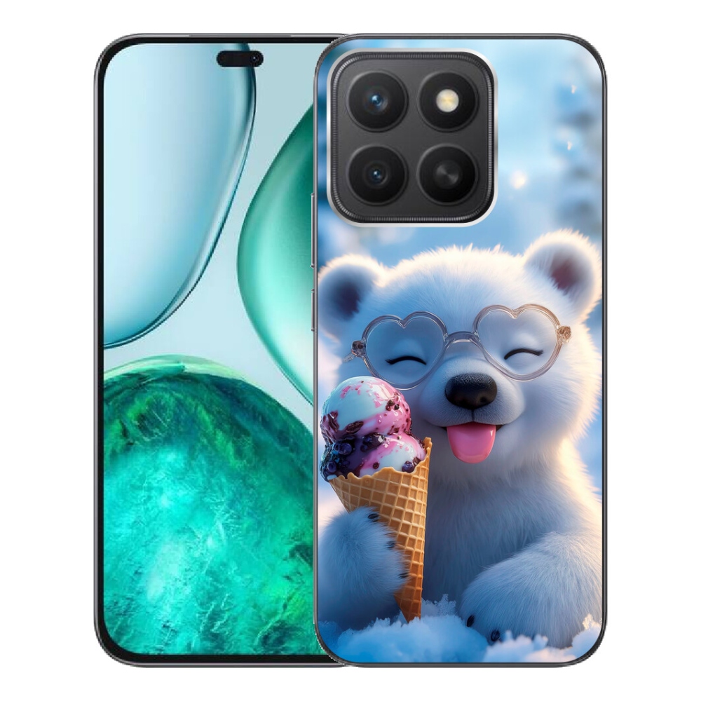 mmCase gél tok az Honor X8c-hez – mackó fagylalttal