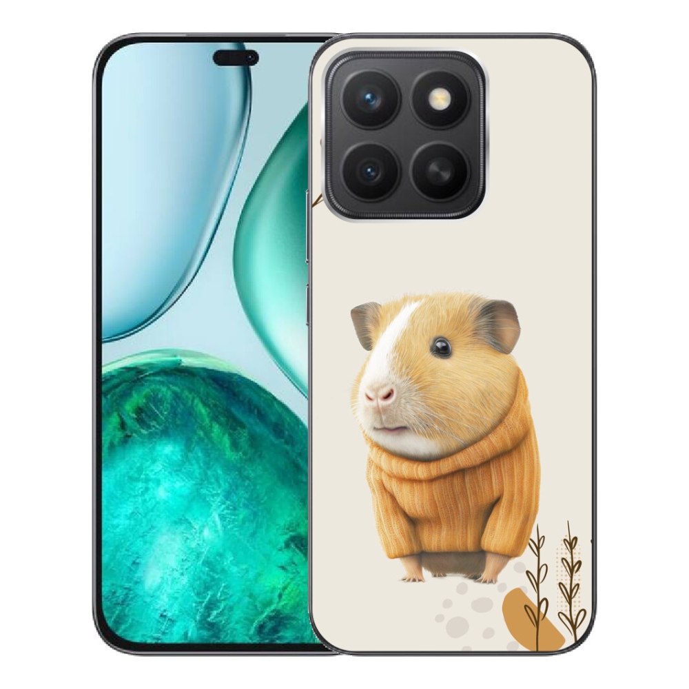 mmCase gél tok az Honor X8c-hez – pulóveres tengerimalac