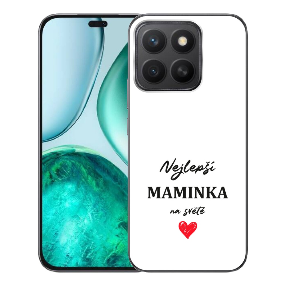mmCase géltok az Honor X8c-hez – „A legjobb anyuka” 1, fehér háttérrel