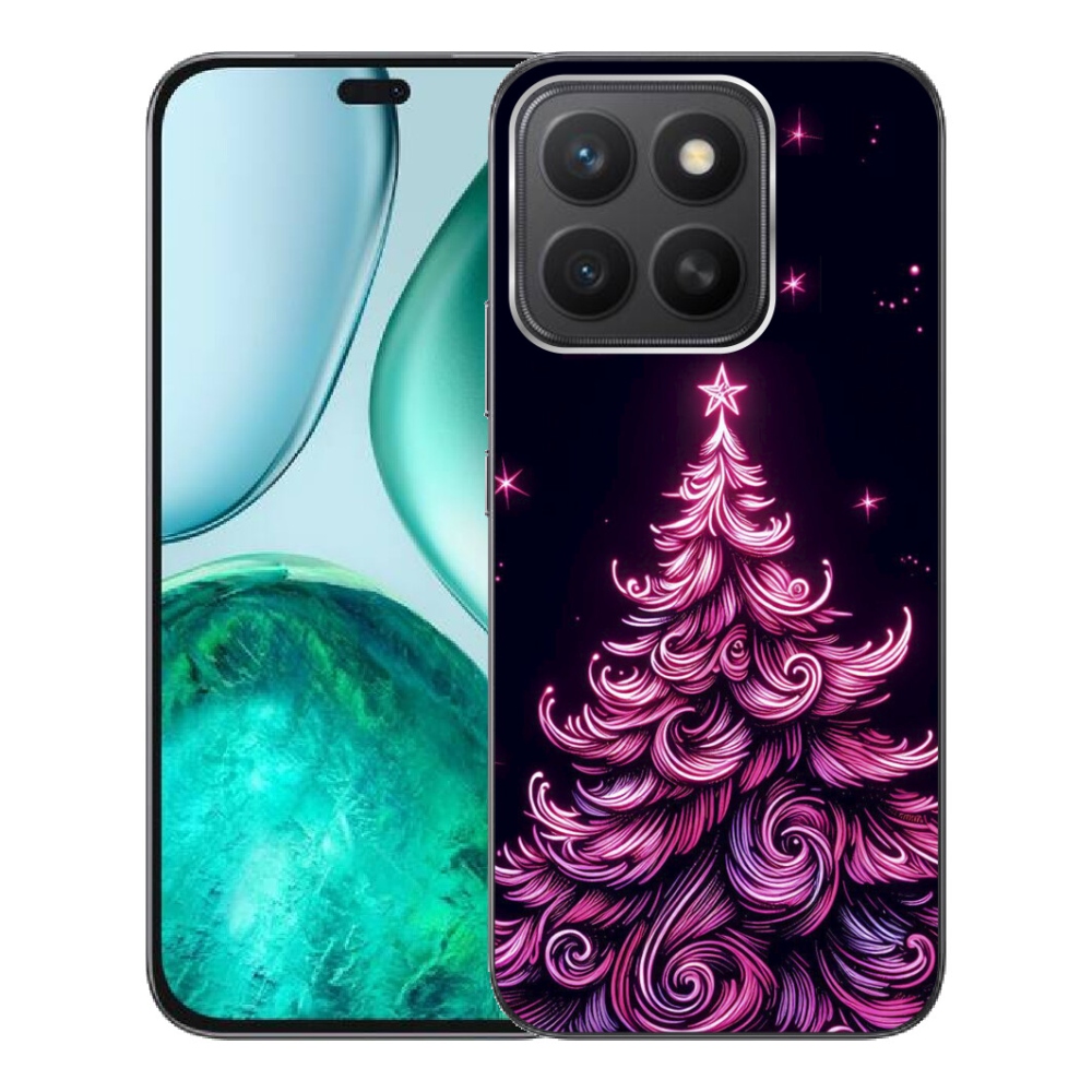 mmCase gél tok az Honor X8c-hez – neon karácsonyfa 2