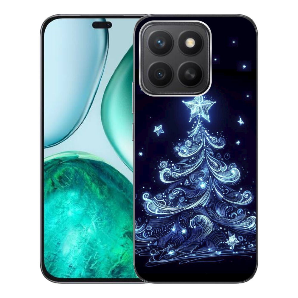 mmCase gél tok az Honor X8c-hez – neon karácsonyfa 4