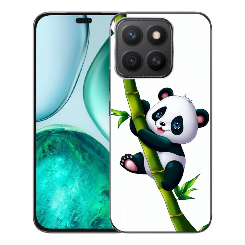 mmCase géltok az Honor X8c-hez – panda a bambuszon