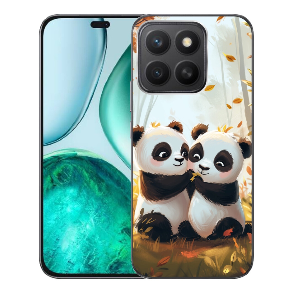 mmCase gél tok az Honor X8c-hez – pandák