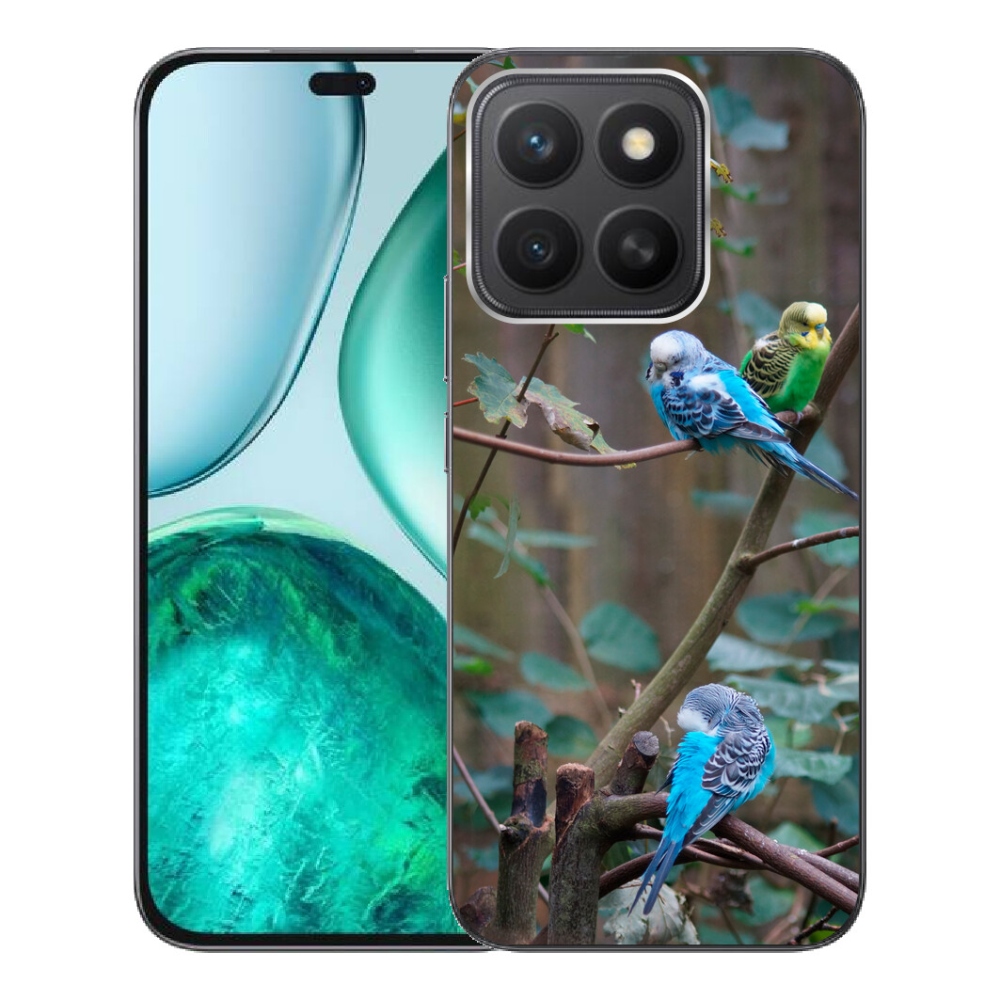 mmCase gél tok az Honor X8c-hez – papagájok az ágon
