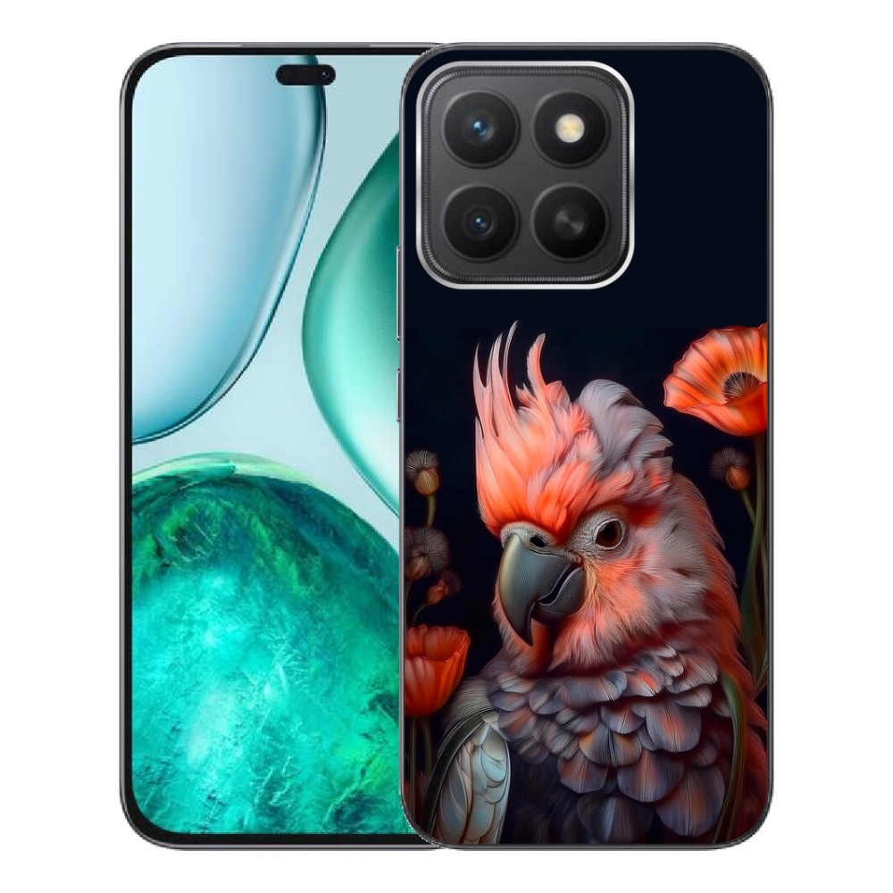 mmCase gél tok az Honor X8c-hez – színes kakadu papagáj