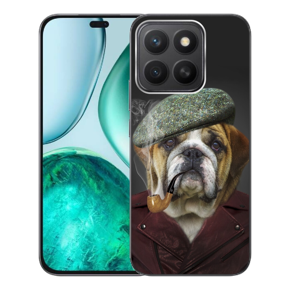 mmCase gél tok az Honor X8c-hez – pipázó kutya