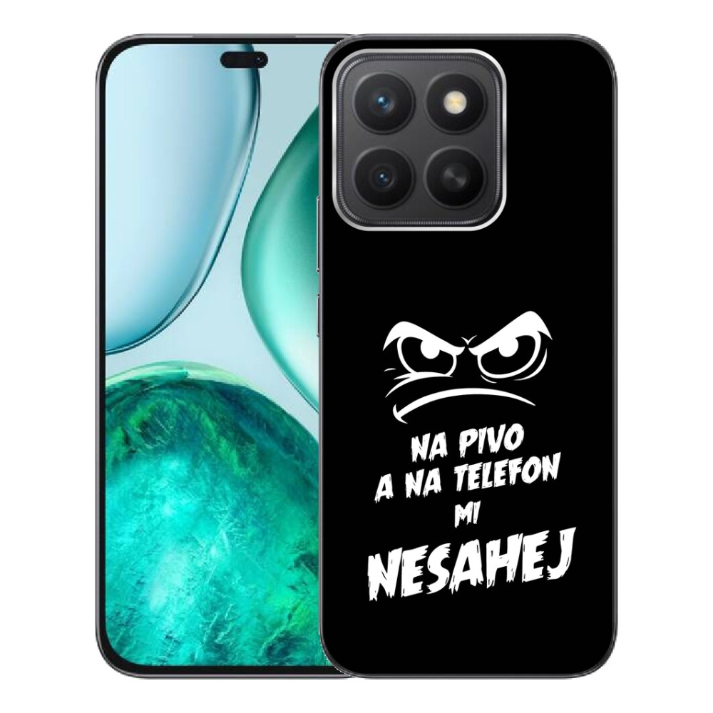 mmCase gél tok az Honor X8c-hez – sörös motívum 2, fekete háttérrel