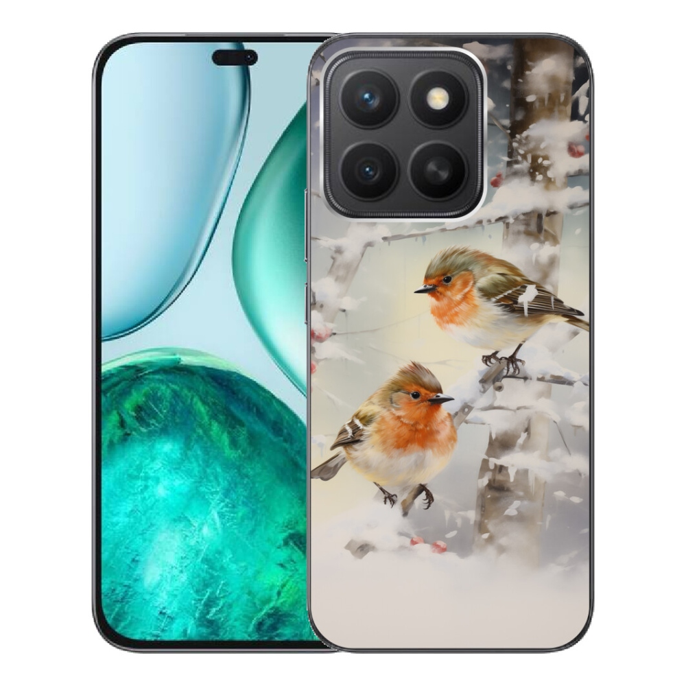 mmCase géltok az Honor X8c-hez – madarak télen
