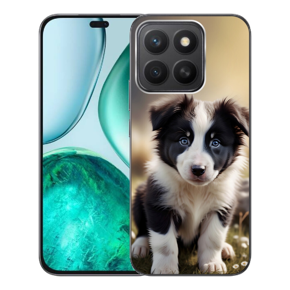 mmCase gél tok az Honor X8c-hez – aranyos border collie