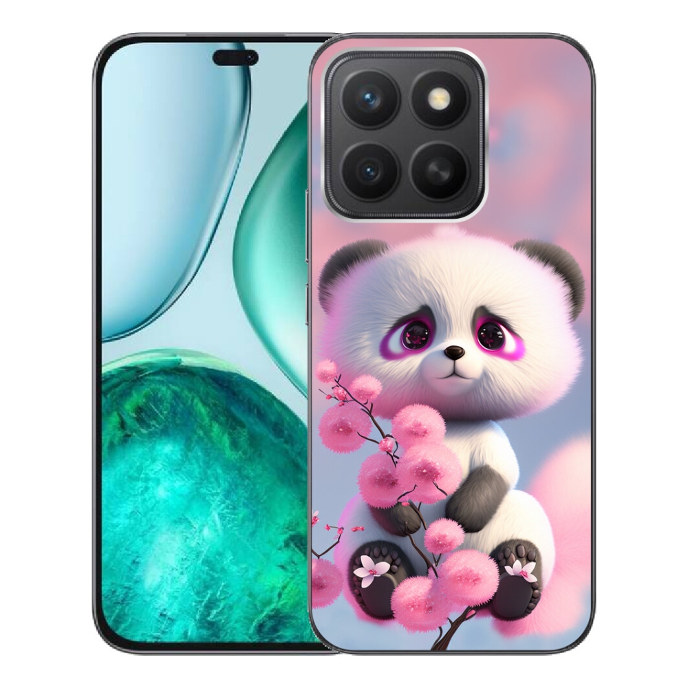 mmCase gél tok az Honor X8c-hez – aranyos panda 1