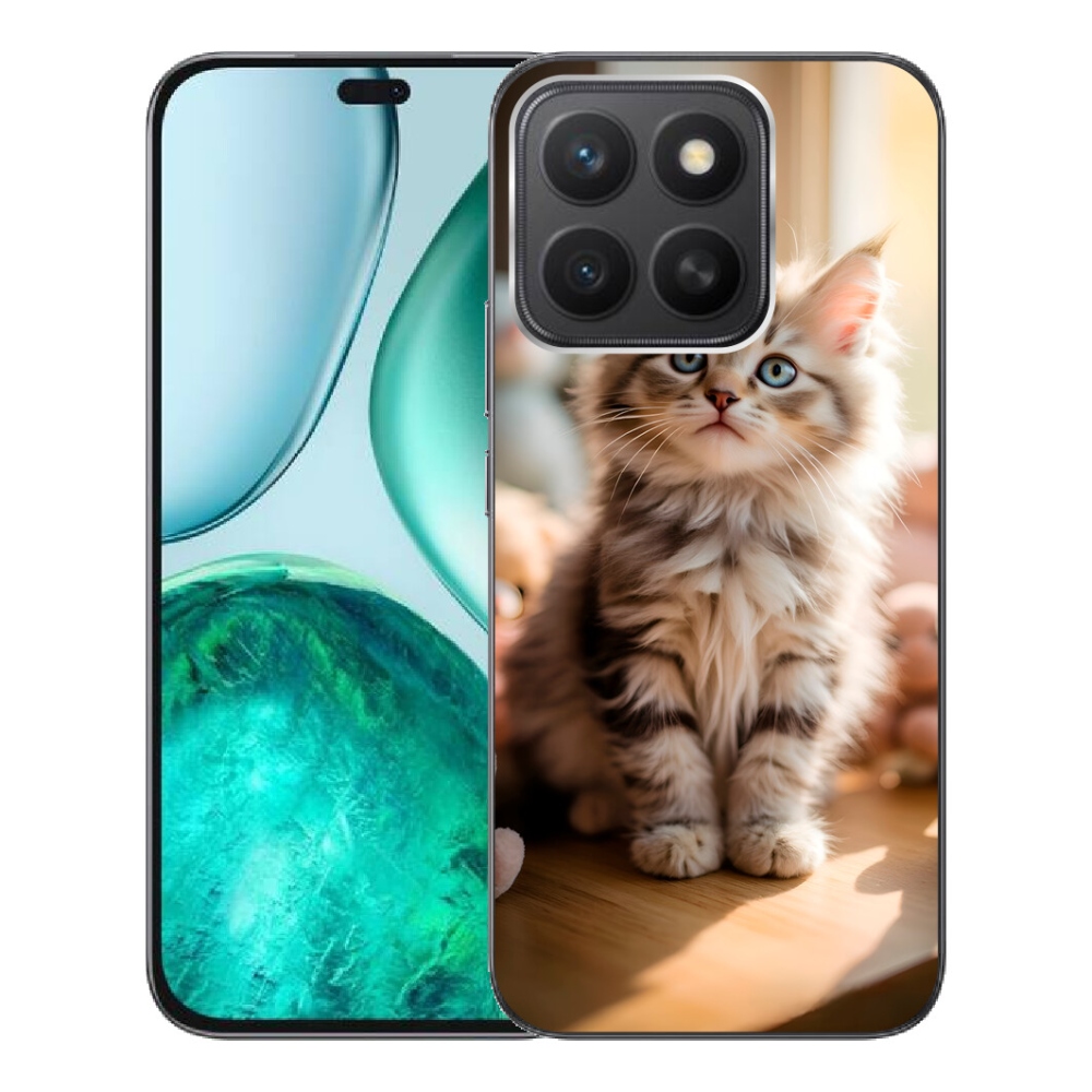 mmCase gél tok az Honor X8c-hez – aranyos cica 10