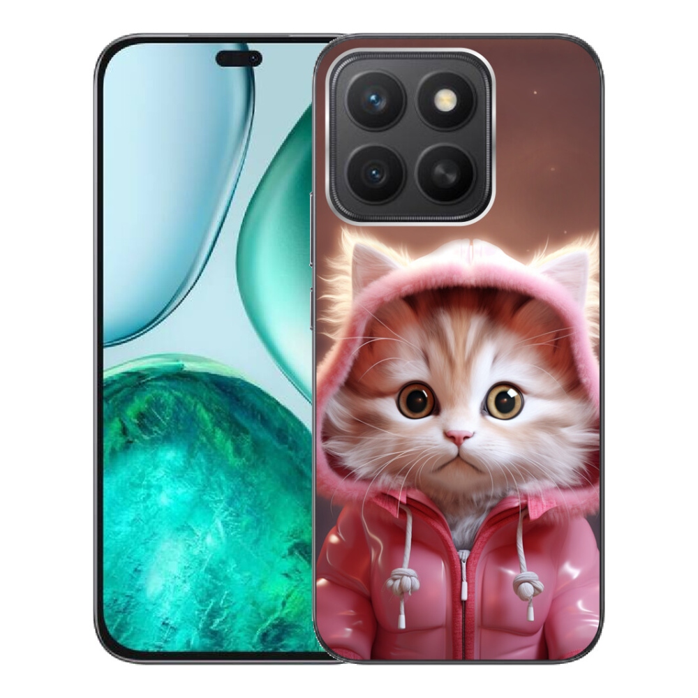 mmCase gél tok az Honor X8c-hez – aranyos cica 3