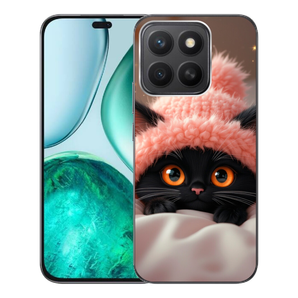 mmCase gél tok az Honor X8c-hez – aranyos cica 7