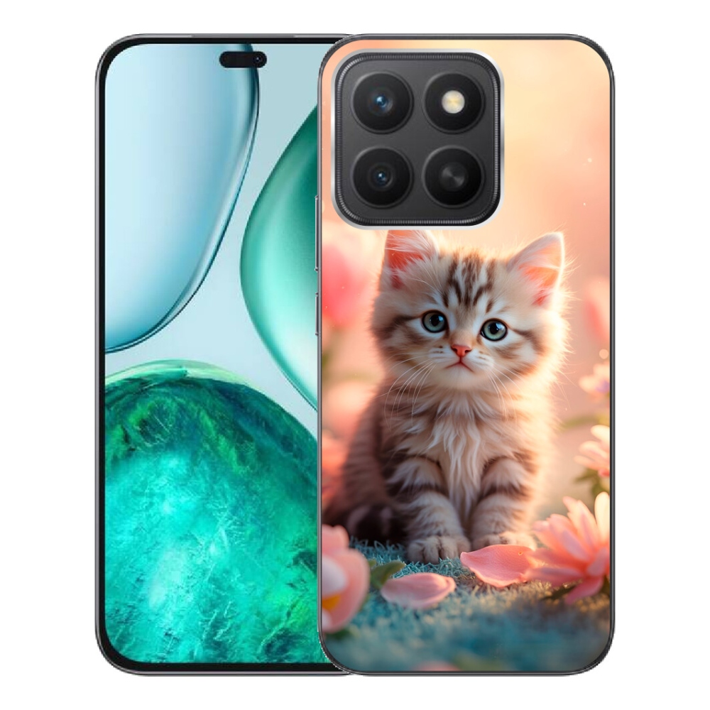 mmCase gél tok az Honor X8c-hez – aranyos cica 8