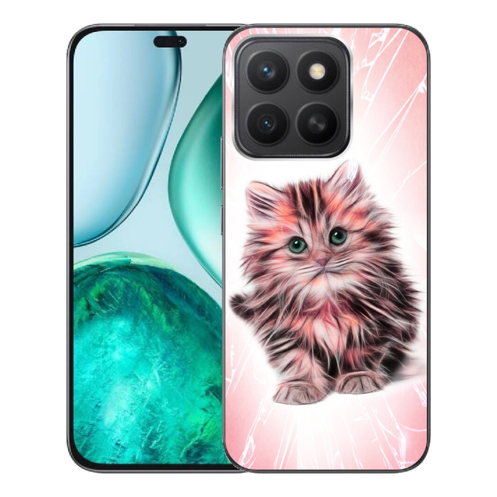 mmCase gél tok az Honor X8c-hez – aranyos cica