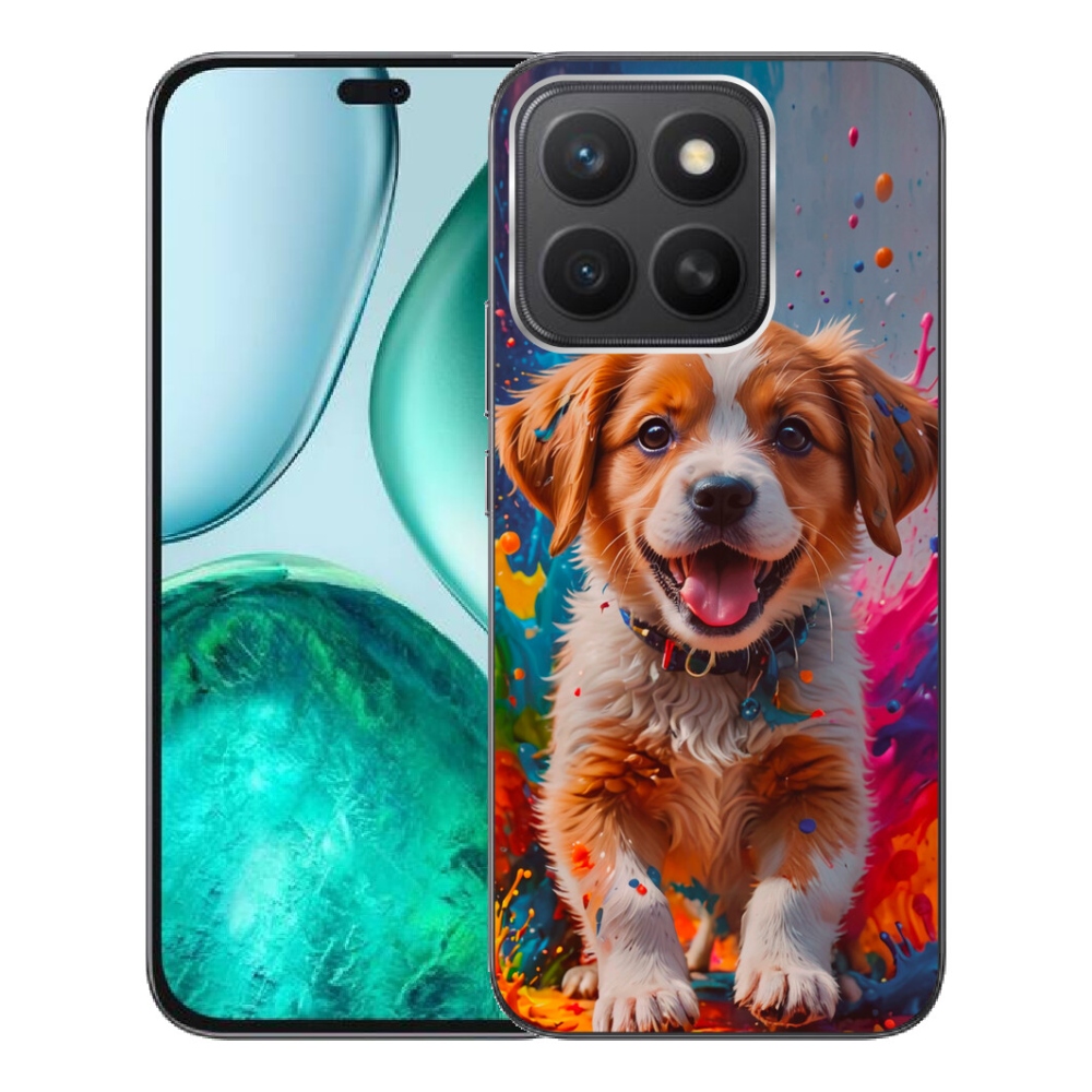 mmCase gél tok az Honor X8c-hez – aranyos kiskutya 3
