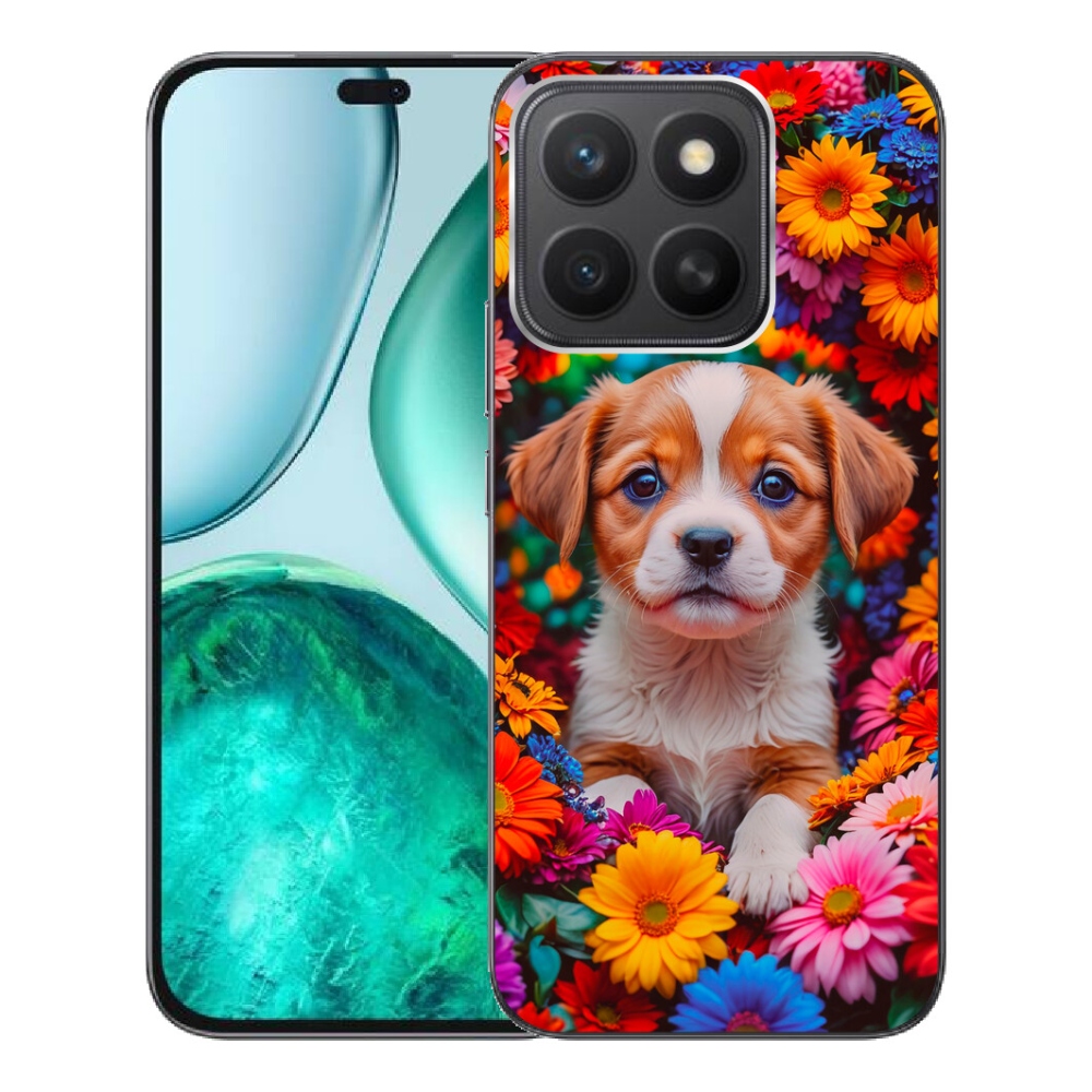 mmCase gél tok az Honor X8c-hez – aranyos kiskutya