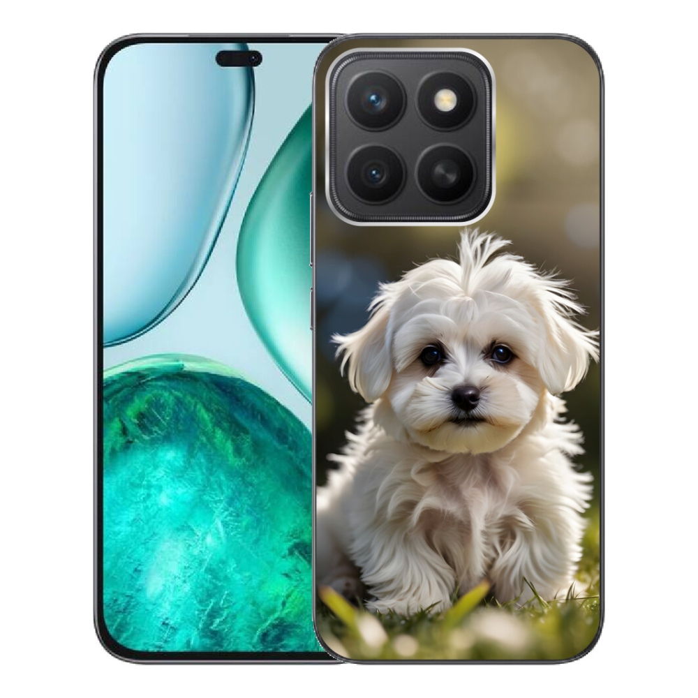 mmCase gél tok az Honor X8c-hez – aranyos máltai kutyus