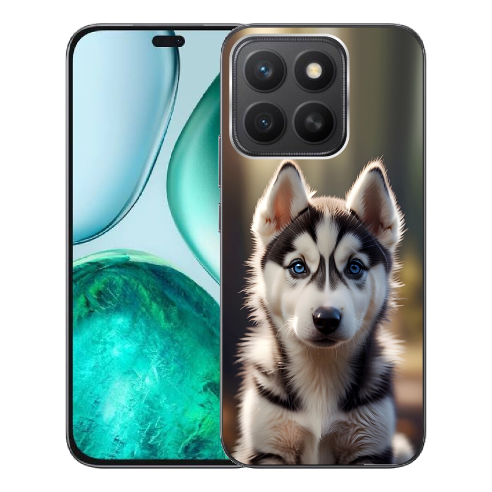 mmCase gél tok az Honor X8c-hez – aranyos szibériai husky