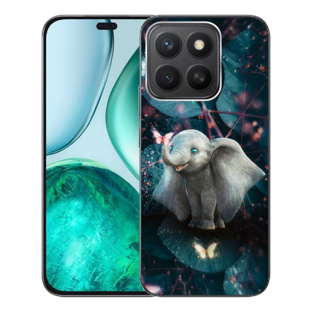 mmCase gél tok az Honor X8c-hez – aranyos elefánt