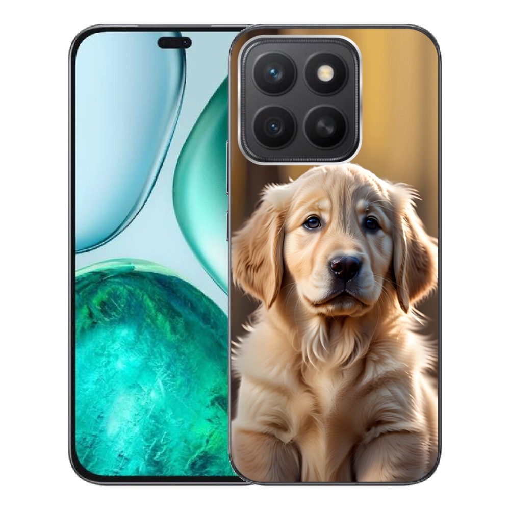 mmCase gél tok az Honor X8c-hez – aranyos arany retriever