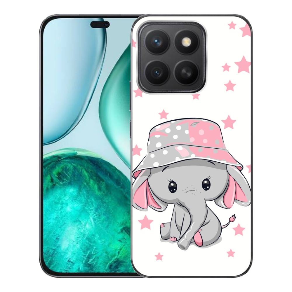 mmCase géltok az Honor X8c-hez – rózsaszín elefánt