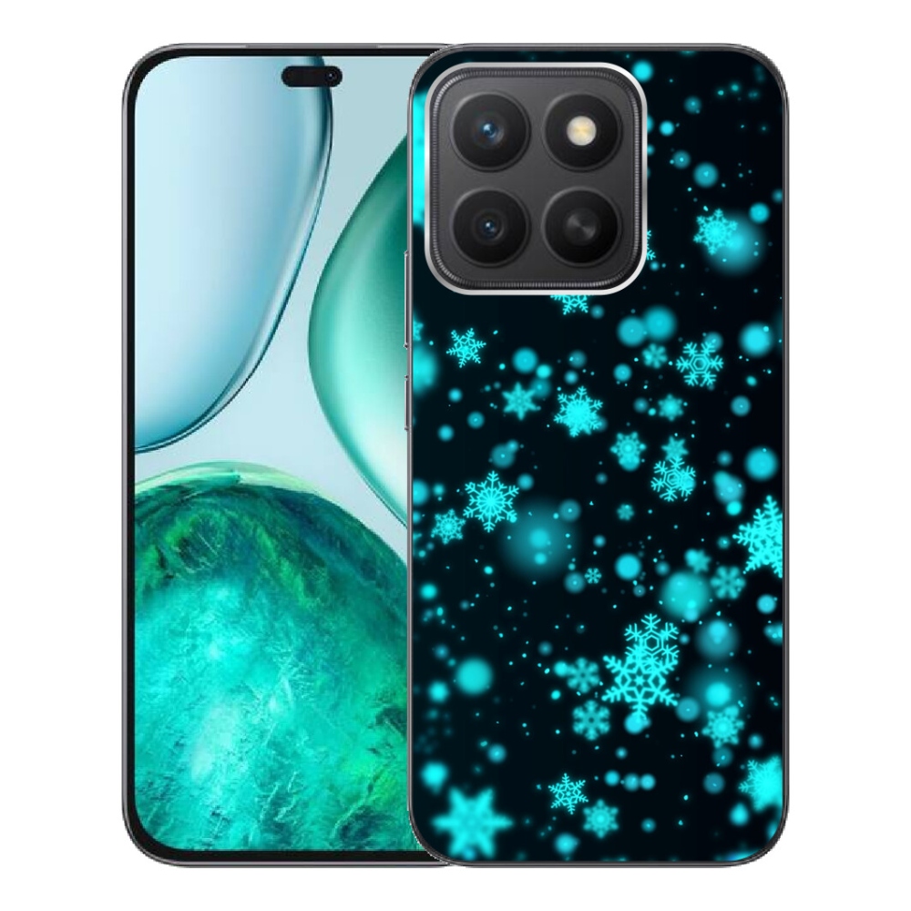 mmCase gél tok az Honor X8c-hez – hópelyhek 1