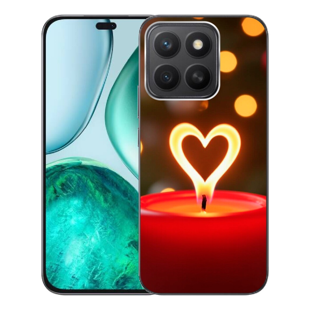 mmCase gél tok az Honor X8c-hez – lángoló szív