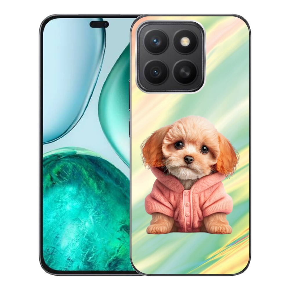mmCase géltok az Honor X8c-hez – pulóveres kiskutya