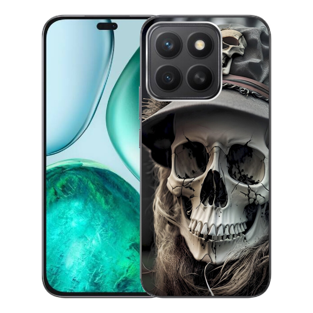 mmCase gél tok az Honor X8c-hez – sötét koponya