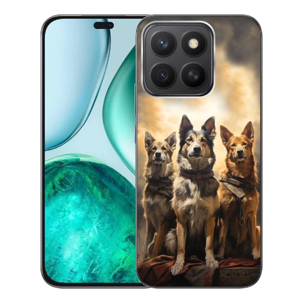 mmCase géltok az Honor X8c-hez – három kutya