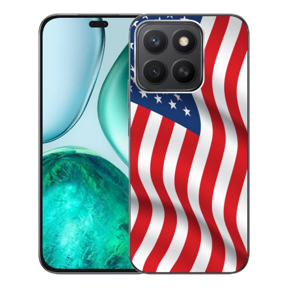 mmCase gél tok az Honor X8c-hez – amerikai zászló