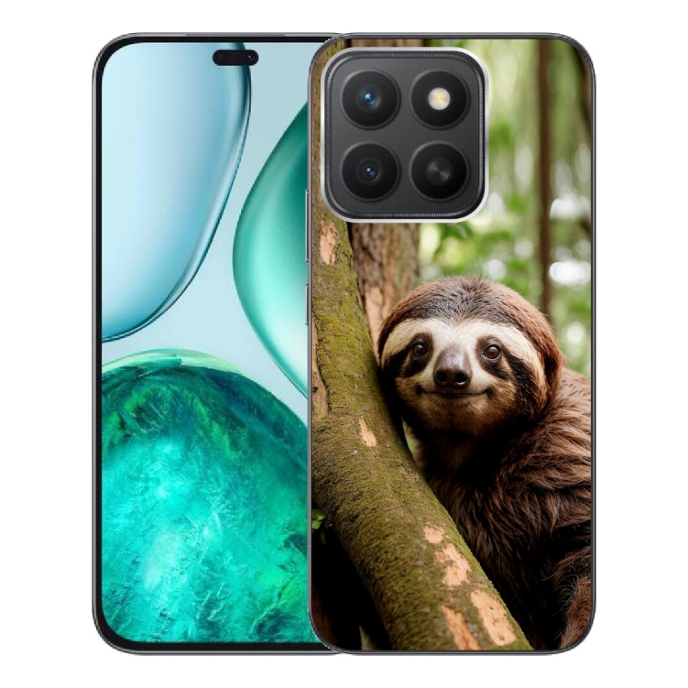 mmCase gél tok az Honor X8c-hez – mosolygós lajhár