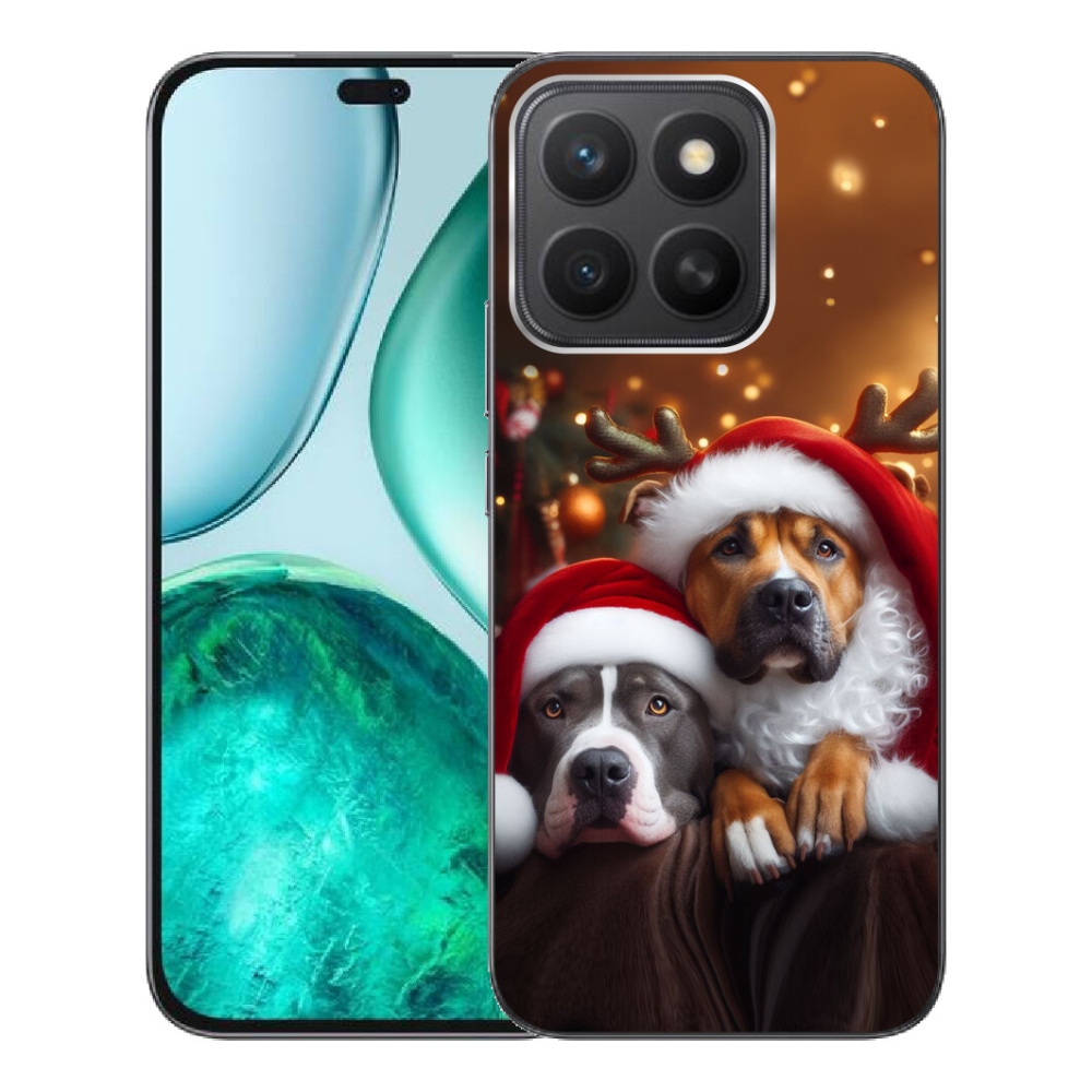 mmCase géltok az Honor X8c-hez – karácsonyi kutyák