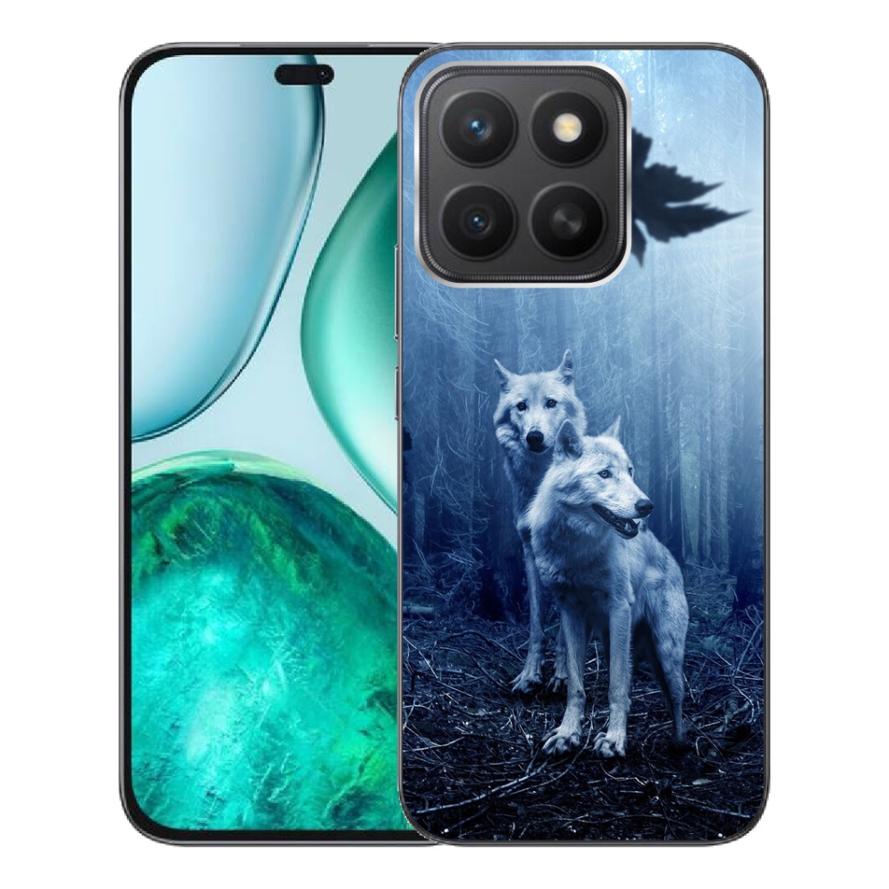 mmCase gél tok az Honor X8c-hez – farkasok az erdőben