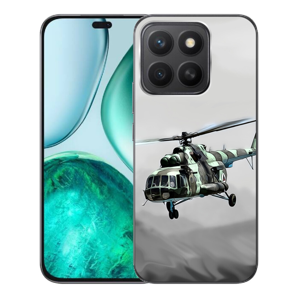 mmCase géltok az Honor X8c-hez – katonai helikopter