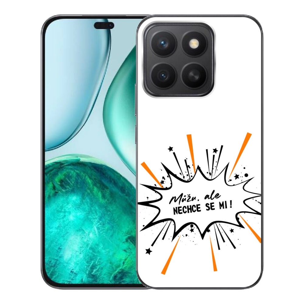 mmCase géltok az Honor X8c-hez – vicces felirat, 11, fehér háttér