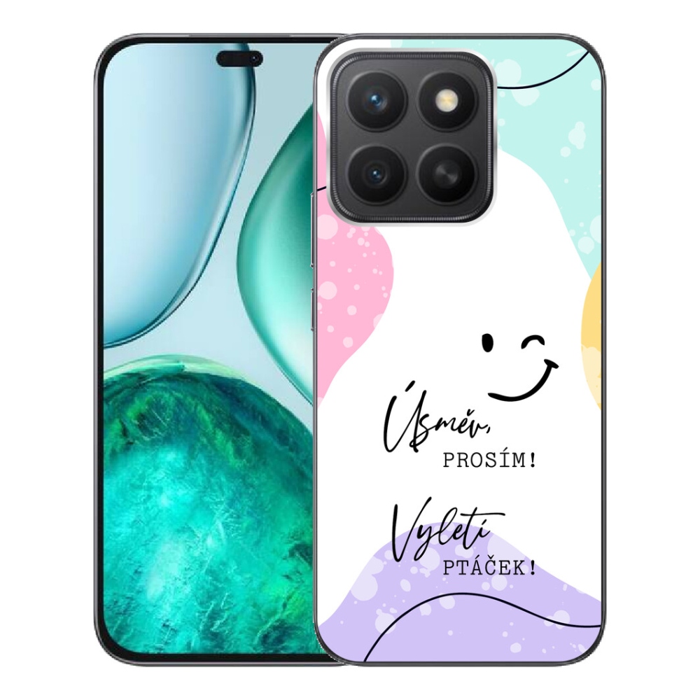 mmCase gél tok az Honor X8c-hez – vicces felirat, 4 fehér háttér