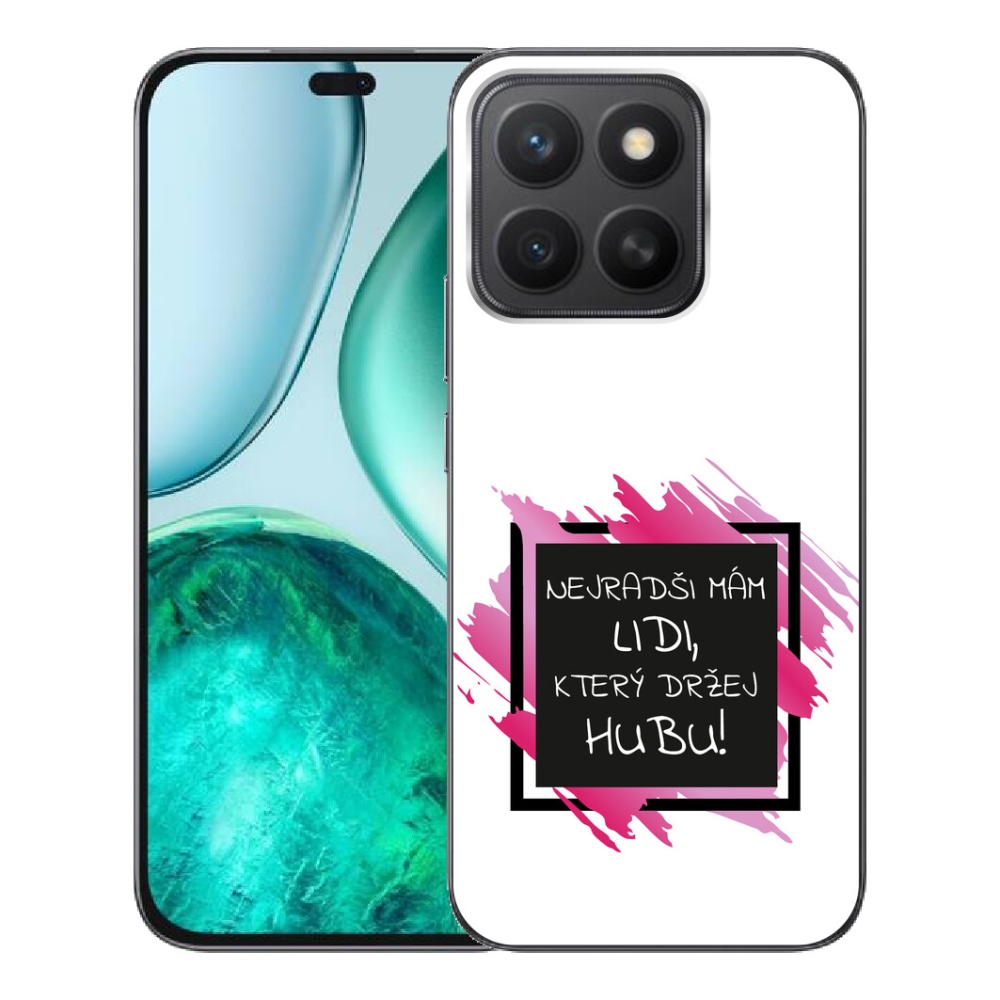 mmCase géltok az Honor X8c-hez – vicces szöveg, 7 fekete-fehér háttér