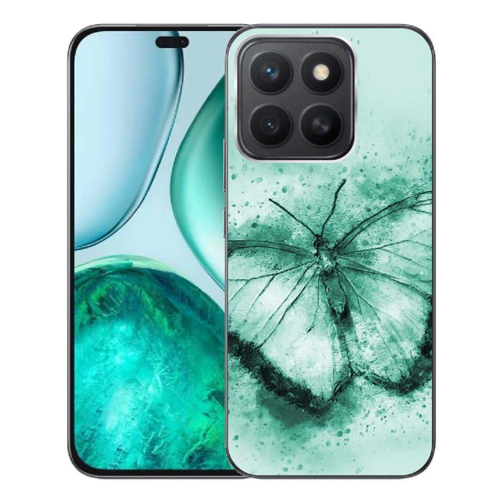 mmCase géltok az Honor X8c-hez – zöld pillangó