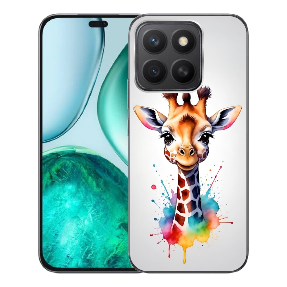 mmCase gél tok az Honor X8c-hez – zsiráf 1