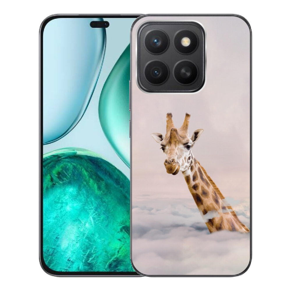 mmCase gél tok az Honor X8c-hez – zsiráf a felhők között