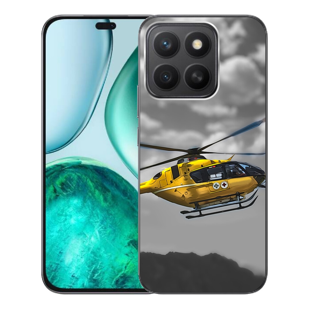 mmCase géltok az Honor X8c-hez – sárga helikopter