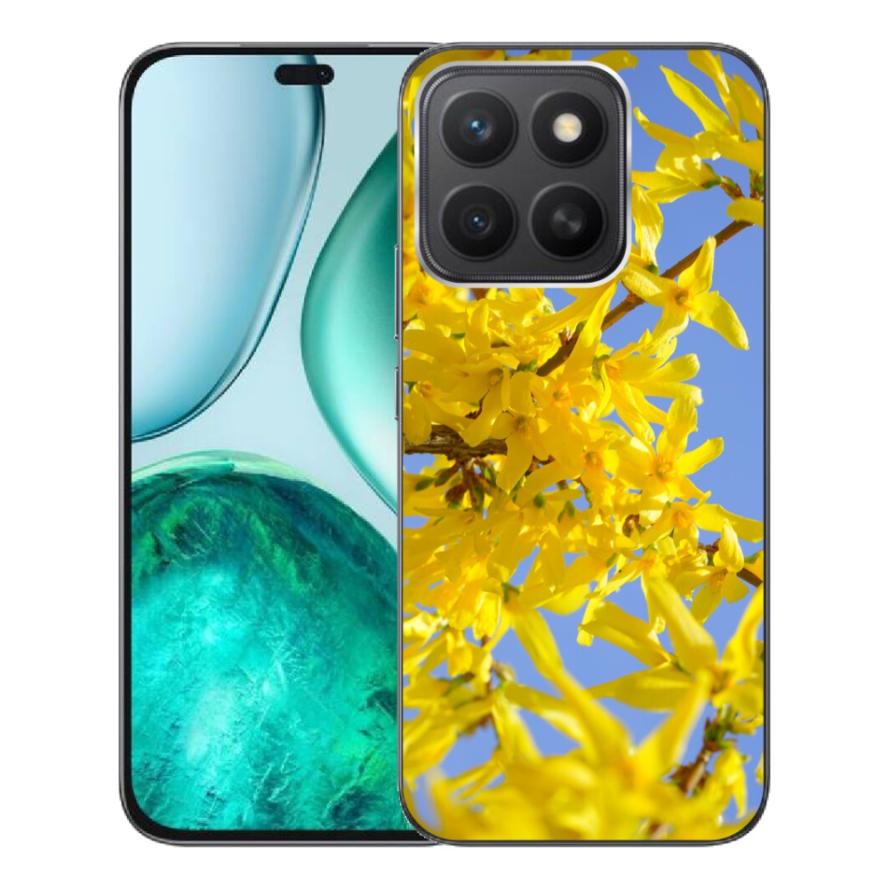 mmCase gél tok az Honor X8c-hez – sárga virágok