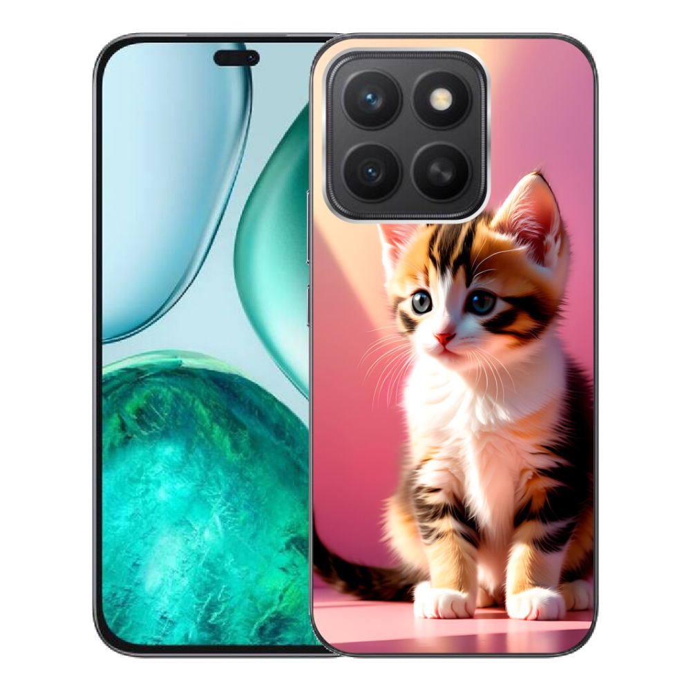 mmCase gél tok az Honor X8c-hez – kíváncsi cica 2