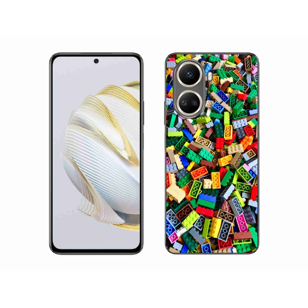 Gél borítás mmCase a Huawei Nova 10 SE-n - színes építőelemek