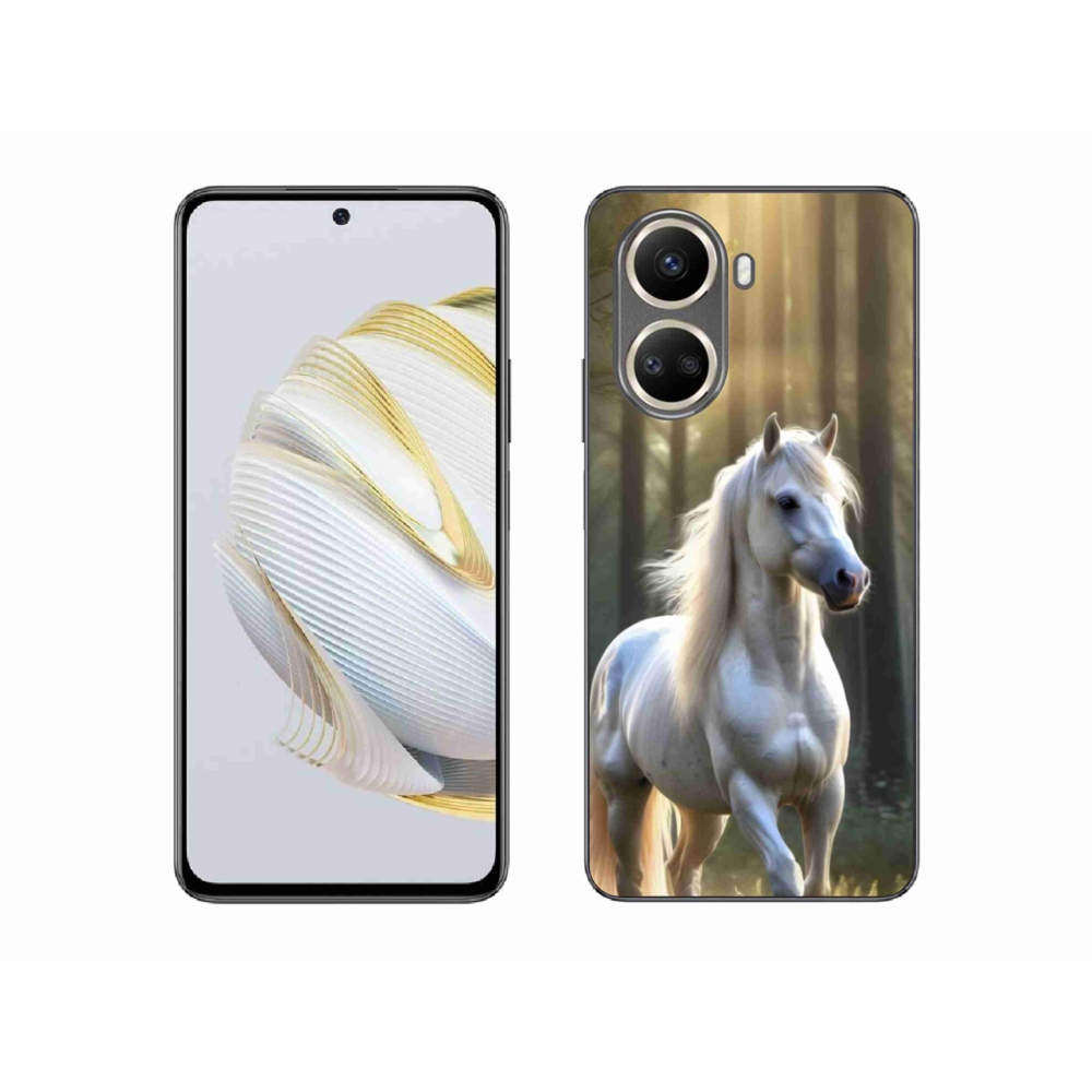 Gél borítás mmCase a Huawei Nova 10 SE-hez - fehér ló 3