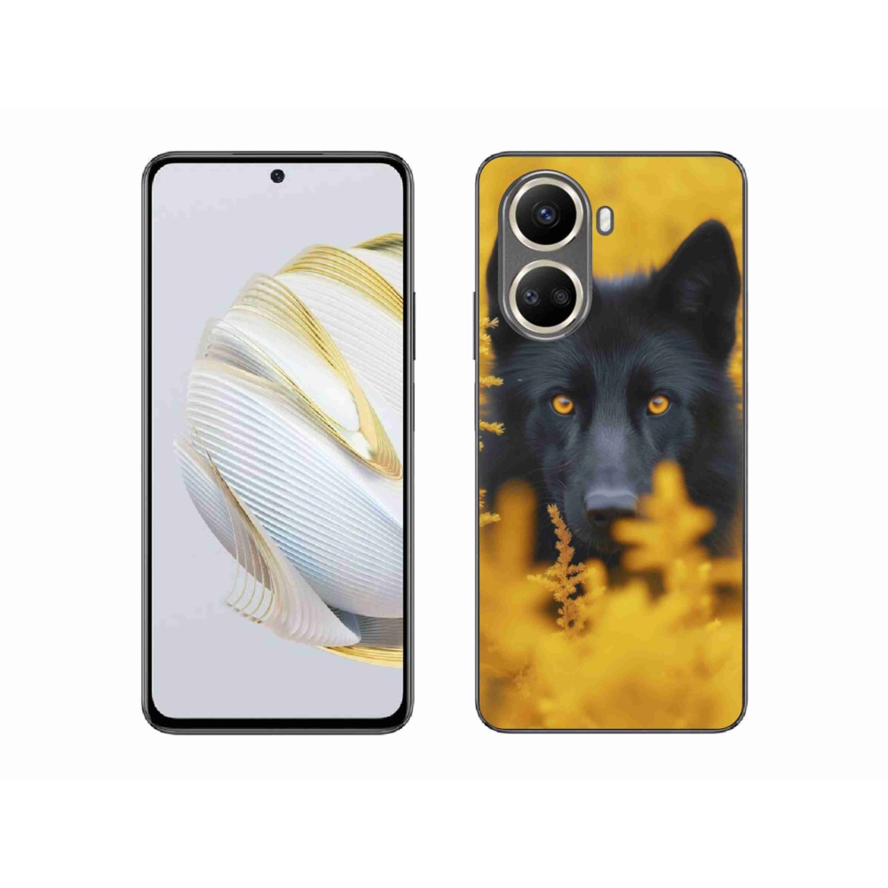 Gél borítás mmCase a Huawei Nova 10 SE-hez - fekete farkas 2