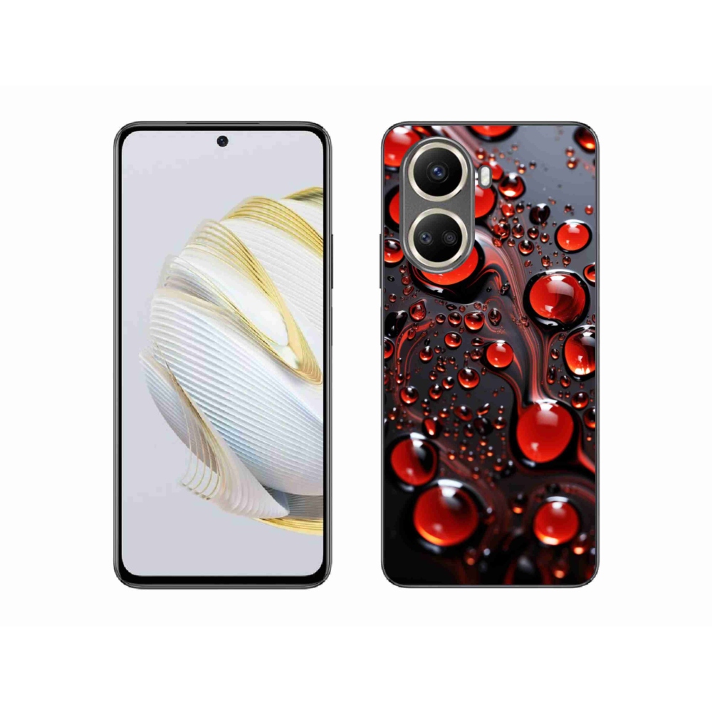 Gél borítás mmCase a Huawei Nova 10 SE-n - piros cseppek 2